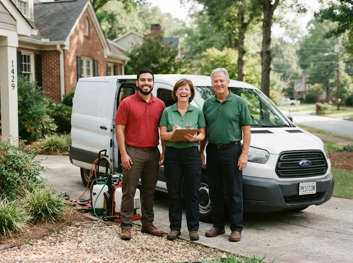 The Peachwood Pest Control team, pest control service in Lawrenceville, GA